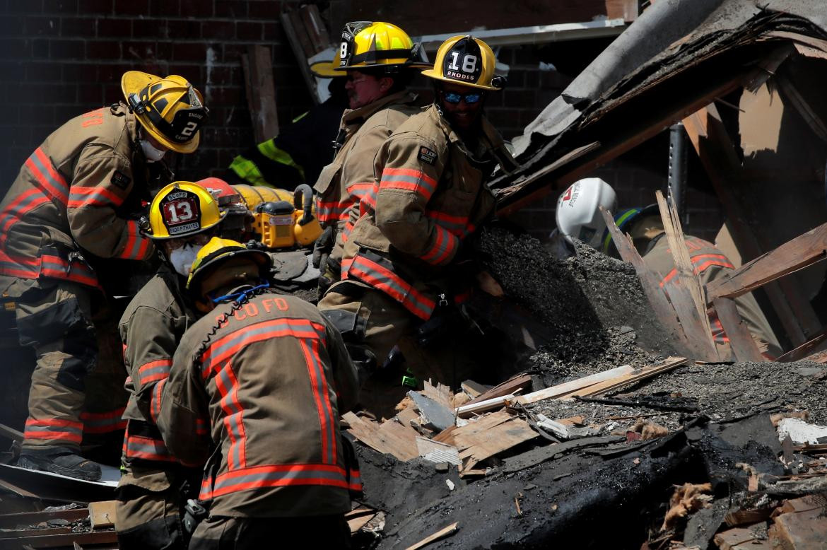 Explosión en vecindario de Baltimore, Estados Unidos, REUTERS