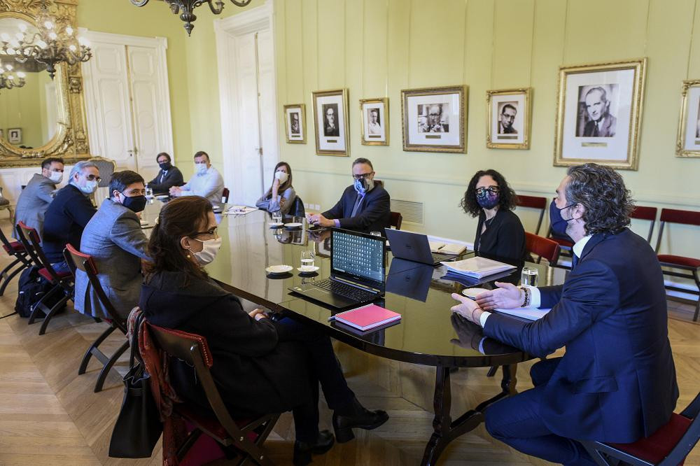 Reunión de Gabinete económico, Casa Rosada, Gobierno, NA