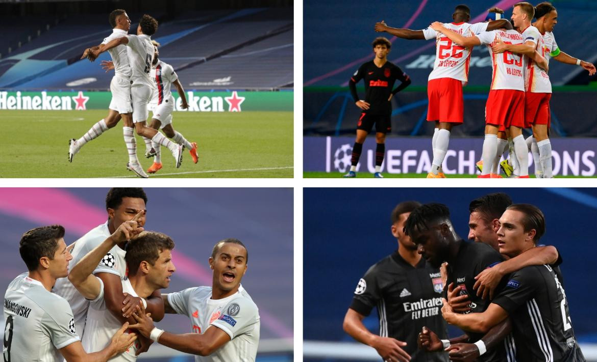 Champions League, semifinales, Agencia NA