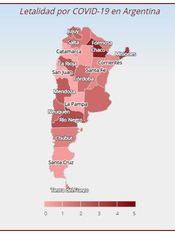 Letalidad por COVID-19, coronavirus en Argentina, Twitter @Sole_reta