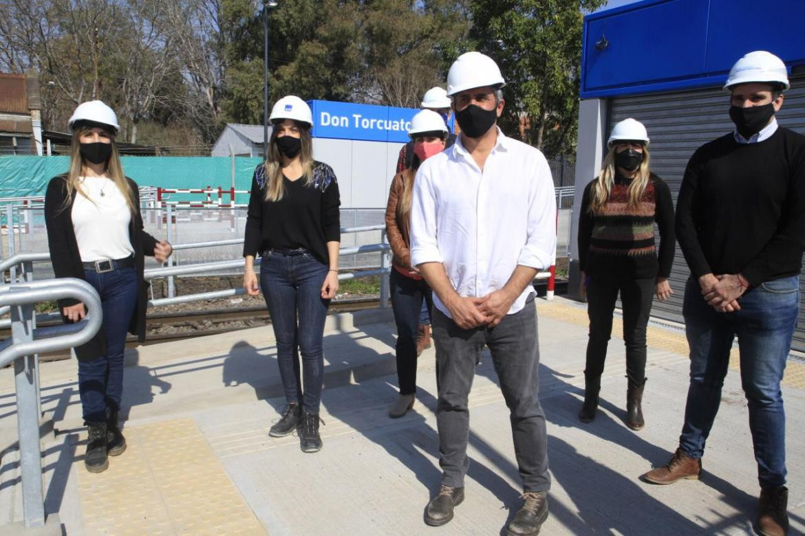 Malena Galmarini y concejales del Frente de Todos recorrieron obras en la zona norte