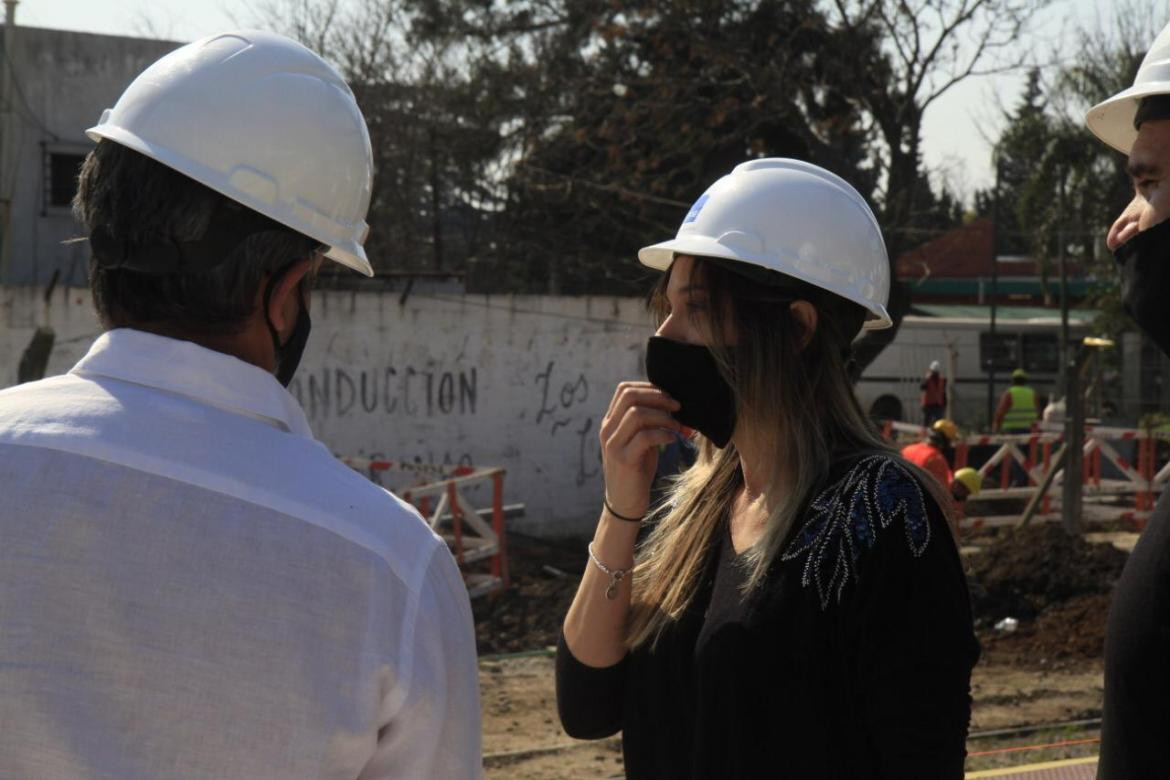 Malena Galmarini y concejales del Frente de Todos recorrieron obras en la zona norte