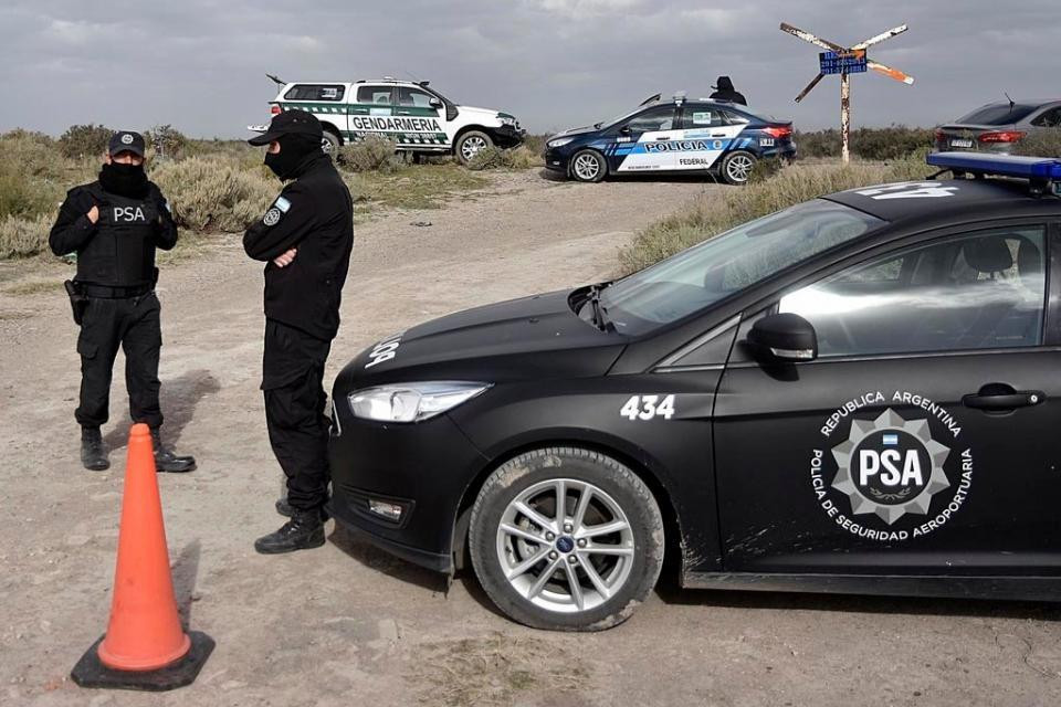 Caso Facundo Astudillo Castro, en el operativo del sábado pasado se halló una zapatilla que sería del joven de 22 años, Foto Télam