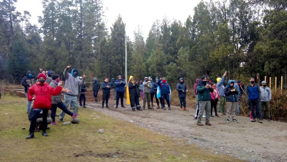 Toma de tierras en El Bolsón