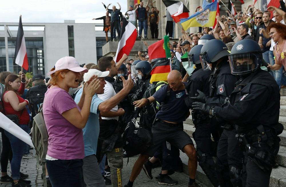 Coronavirus en Alemania, manifestaciones negacionistas por las calles de Berlín, Reuters	