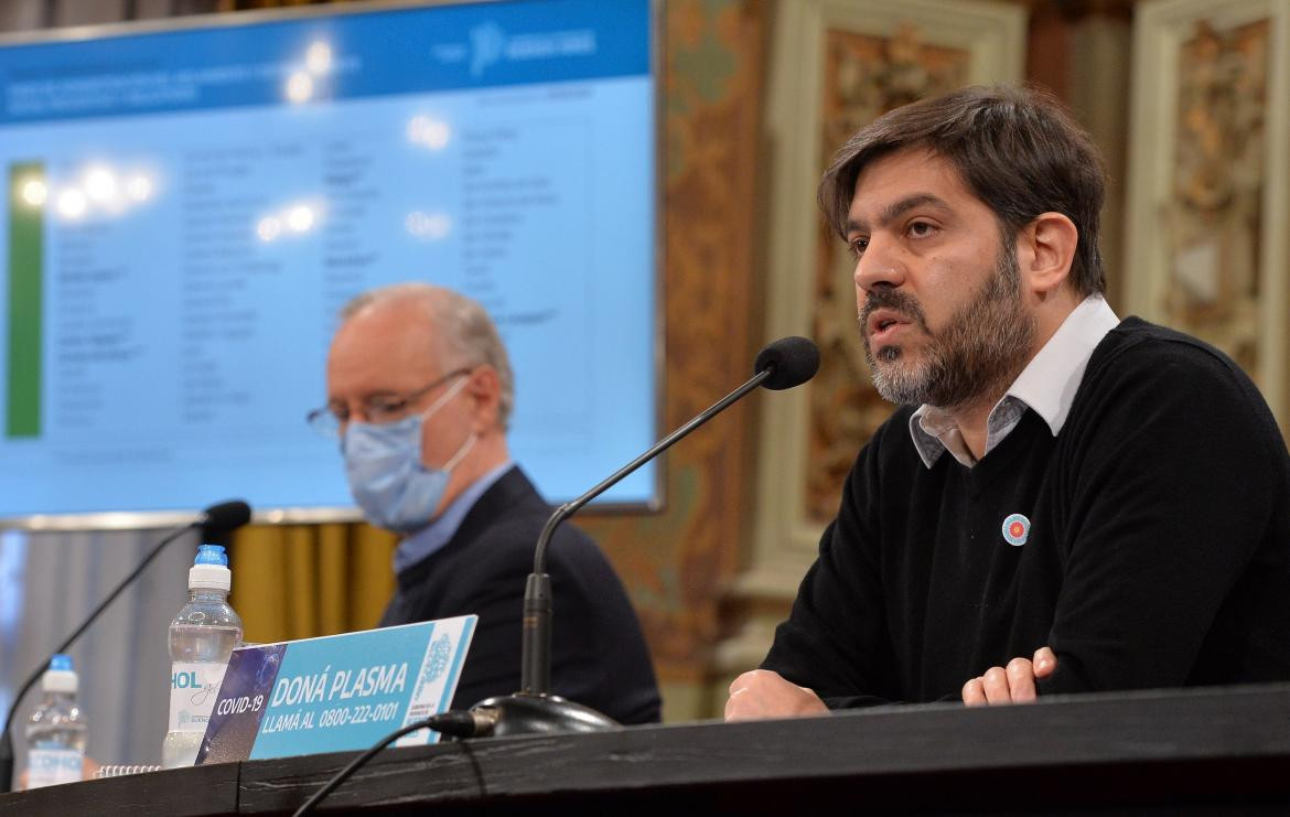 Ministerio de Salud bonaerense, Gollan y Blanco, Agencia NA