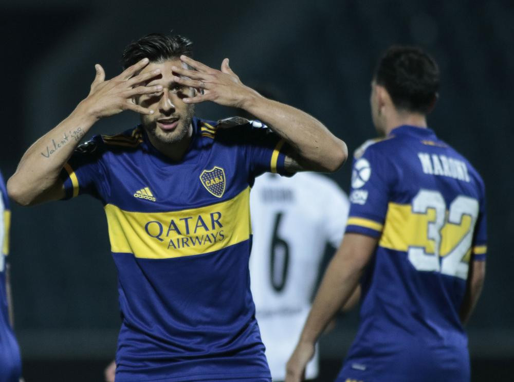 Copa Libertadores, festejo de Boca ante Libertad, Salvio, NA