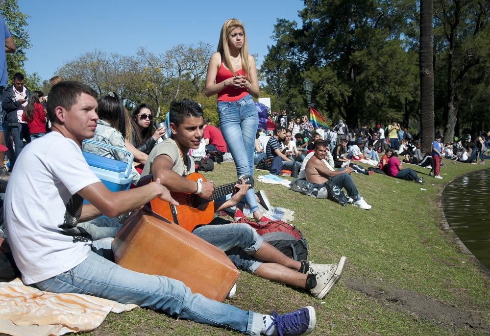 Día del Estudiante, día de la primavera, Palermo, NA