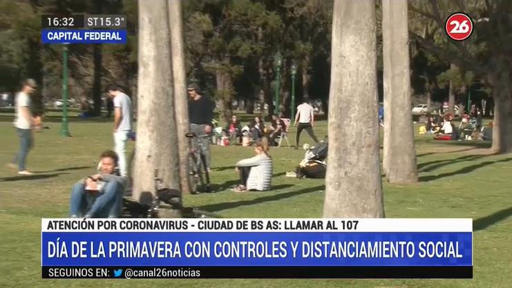 Día de la primavera en cuarentena, CANAL 26