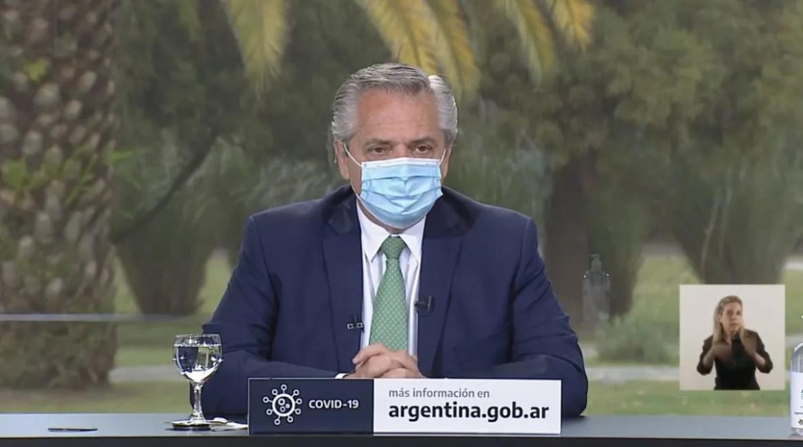 Alberto Fernández, presentó el Programa Acompañar, violencia de género