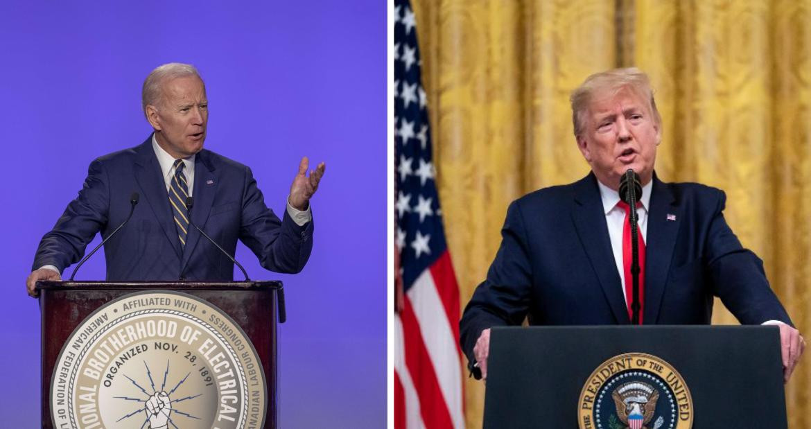 Elecciones en Estados Unidos, Joe Biden y Donald Trump, NA