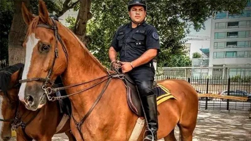 Juan Pablo Roldán, policía asesinado en Palermo