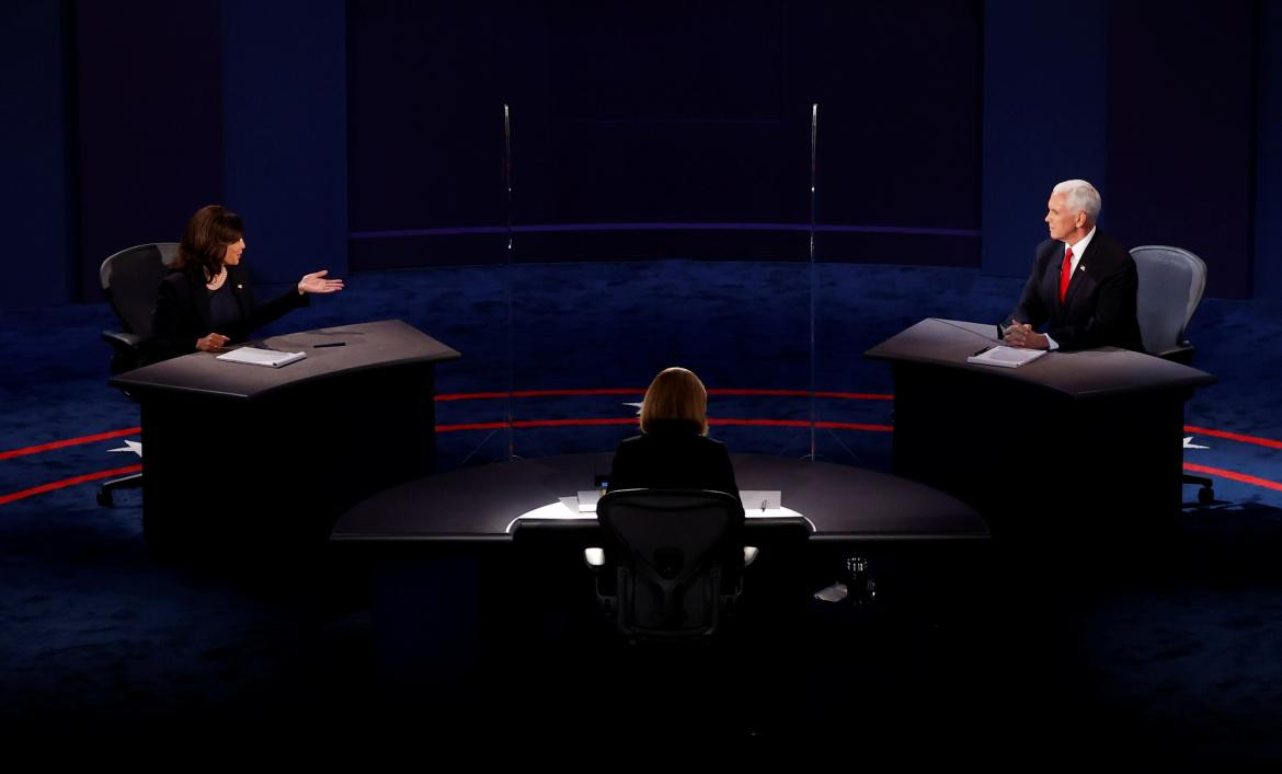 Elecciones Estados Unidos, debate candidatos a vicepresidente, Mike Pence vs Kamala Harris, REUTERS