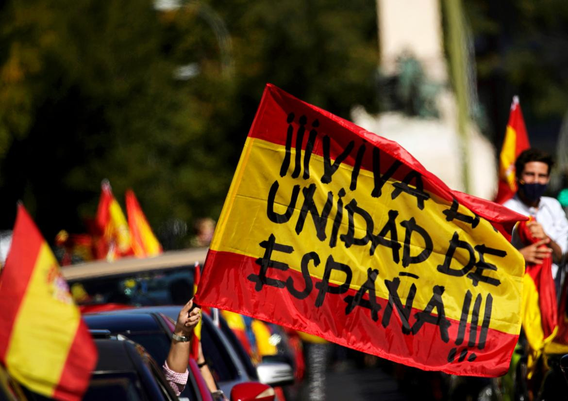 Protestas en España, coronavirus, REUTERS