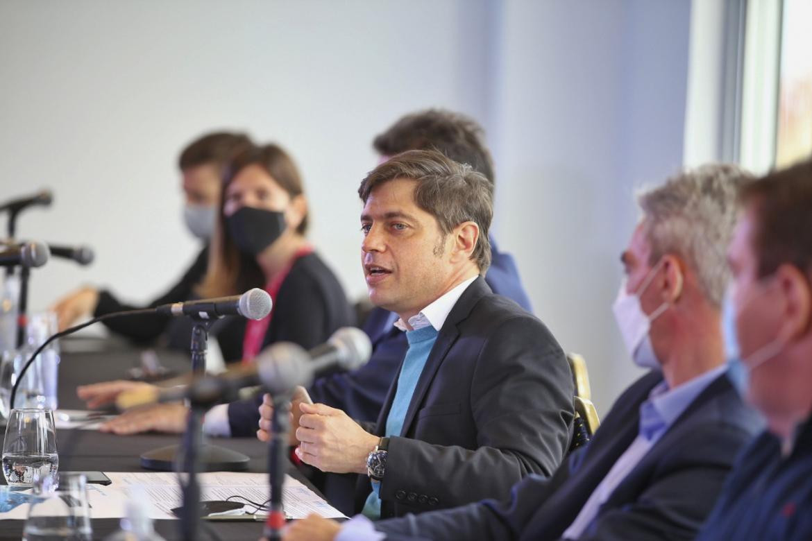 Axel Kicillof, gobernador de la provincia de Buenos Aires, protocolos por coronavirus, NA