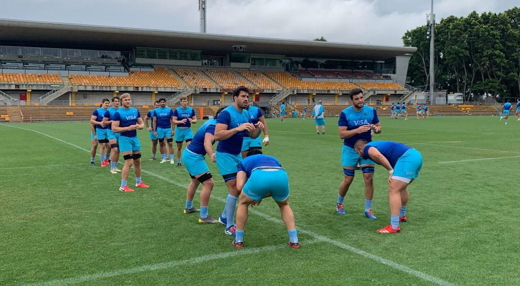 Los Pumas se entrenan en Australia