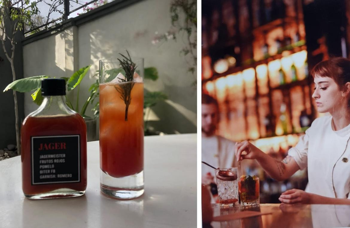 Paloma Hermida, Bartender, hija de Edith Hermida