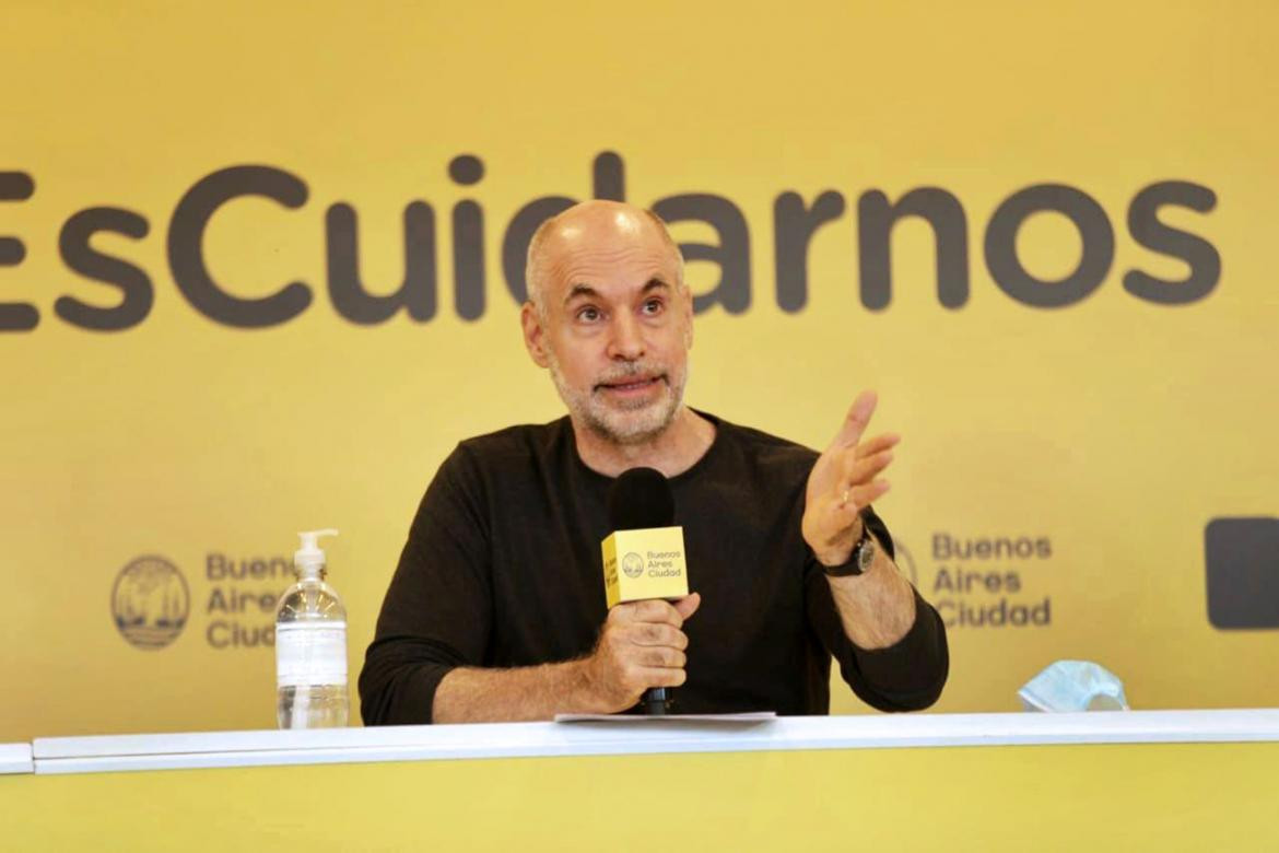 El jefe de gobierno porteño, Horacio Rodriguez Larreta, anuncio nuevas aperturas, NA