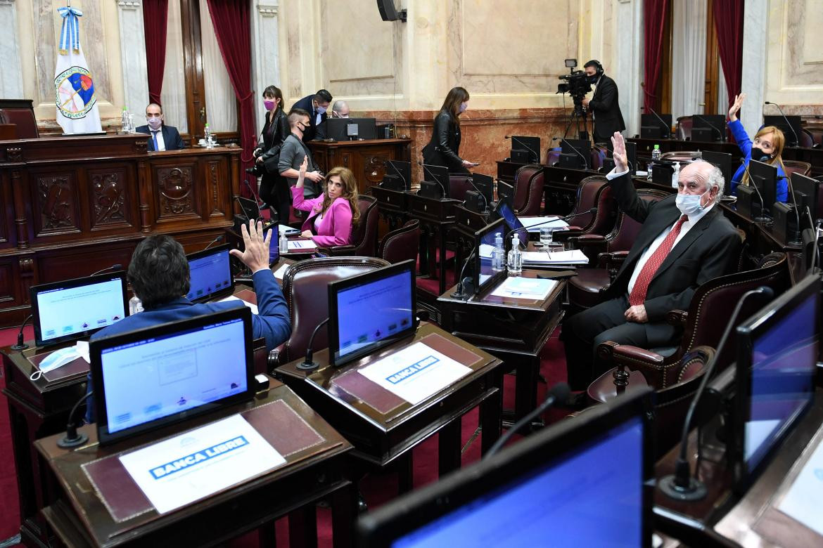 El senado aprobó la ley para garantizar la compra de vacunas