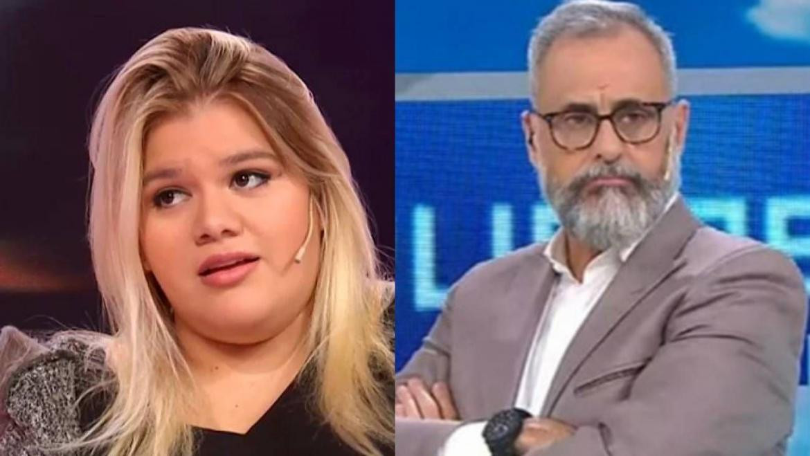 Morena y Jorge Rial