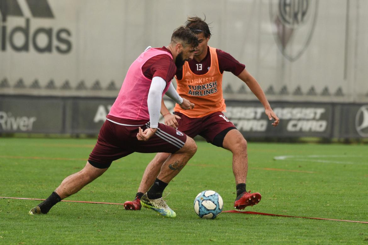 River entrenamiento en Ezeiza