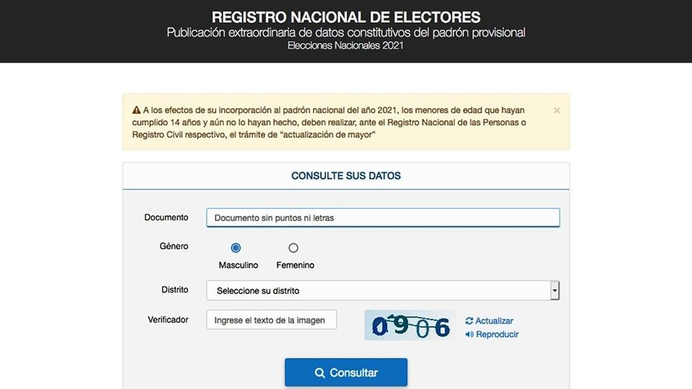 Padrón electoral