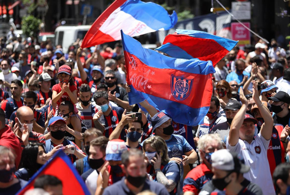 Hinchas de San Lorenzo, NA.