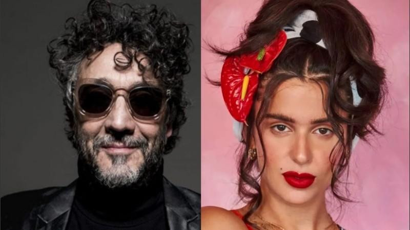 Nathy Peluso y Fito Paéz en los Latín Grammy