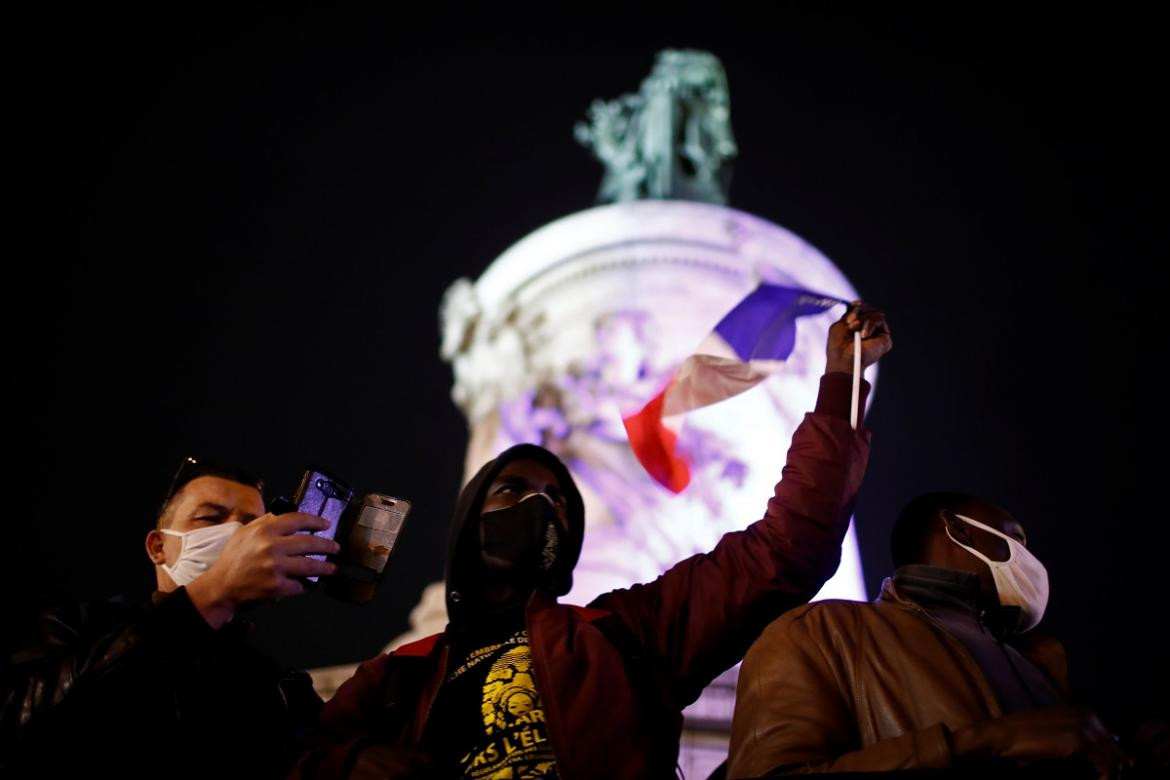 Protestas en Paris por inmigrantes, Reuters.