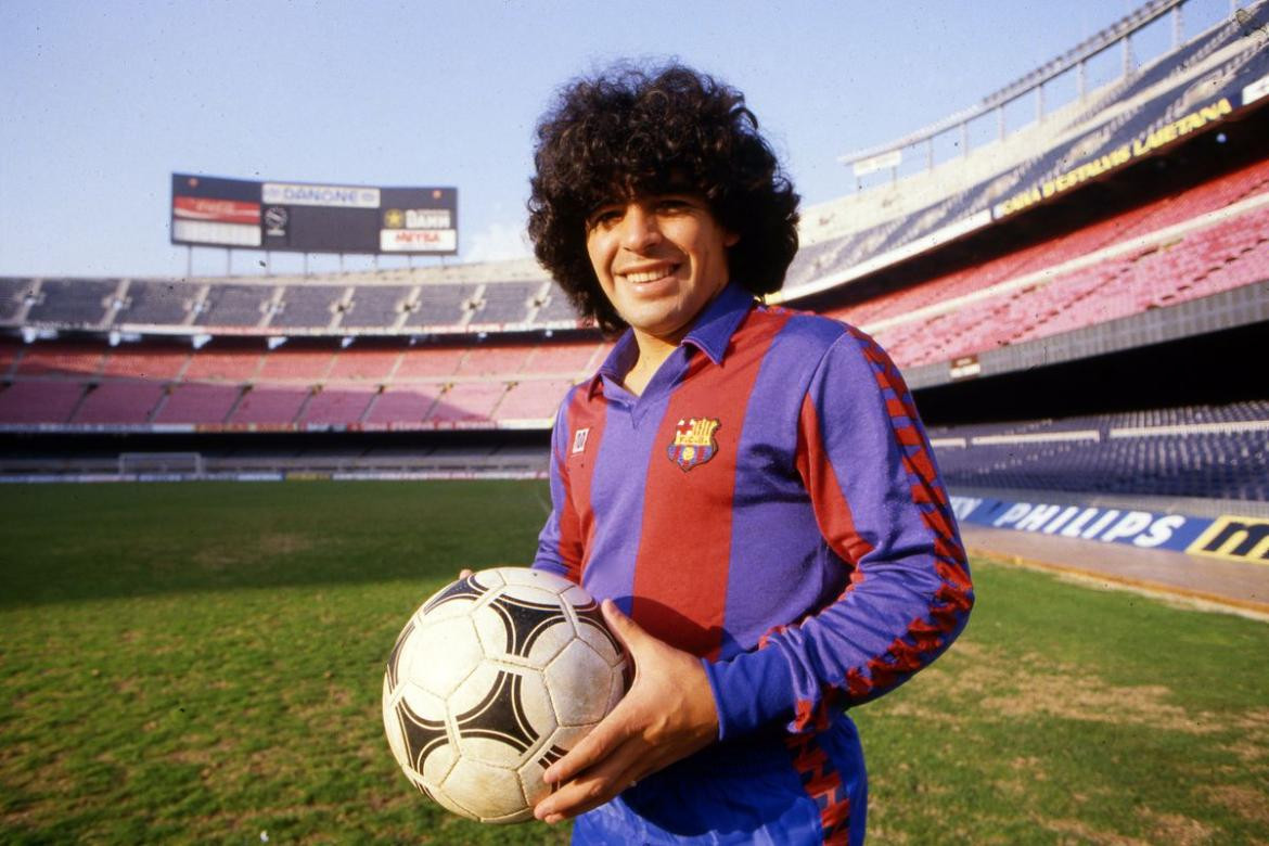 Diego Maradona en el Barcelona