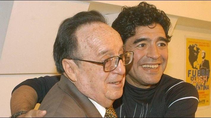 Maradona y Roberto Gómez Bolaños