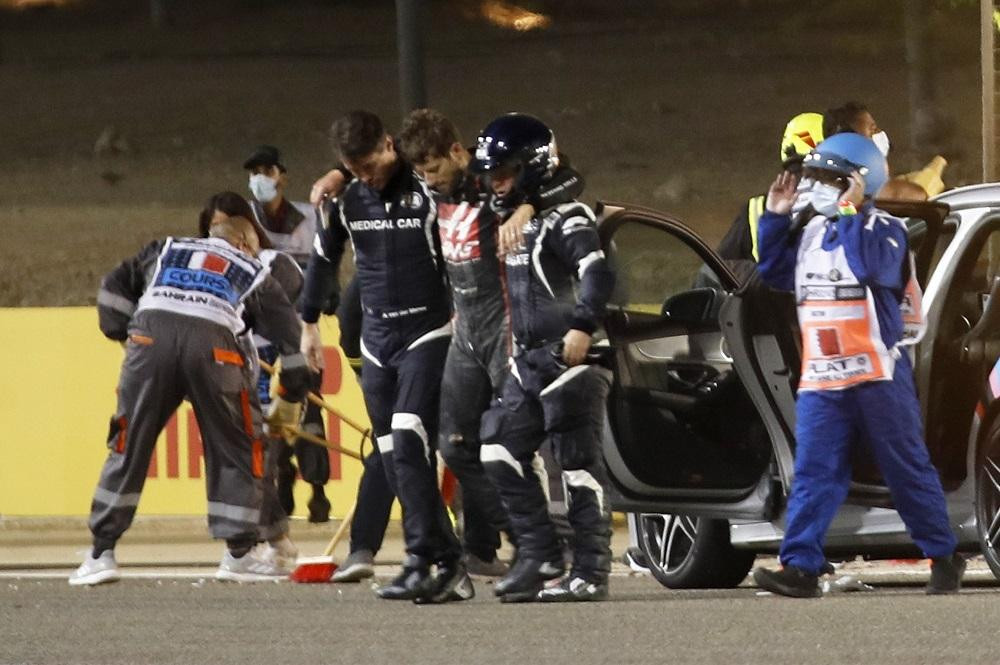 Fórmula 1, accidente de Roman Grosjean, Bahrein, Reuters