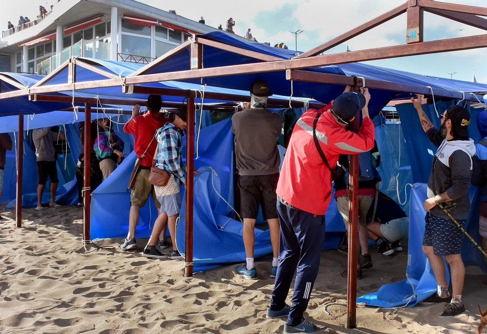 Temporada de verano en la Costa, Mar del Plata, Foto NA