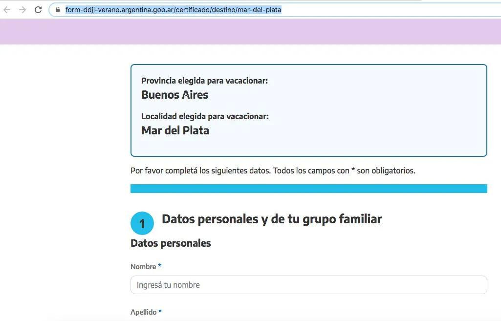 Instructivo final para poder ir de vacaciones a la costa y sierras en la provincia de Buenos Aires, 3