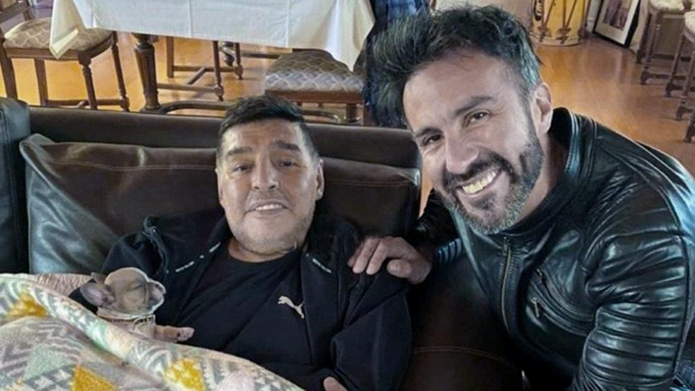 Diego Maradona y Leopoldo Luque