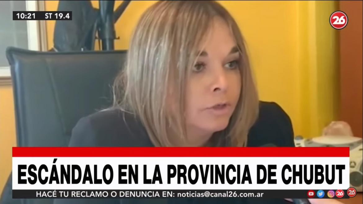 Escándalo en Chubut, La Legislatura de Chubut, Leyla Lloyd Jones