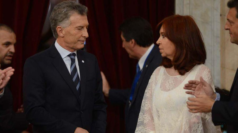 Mauricio Macri y Cristina Fernández de Kirchner