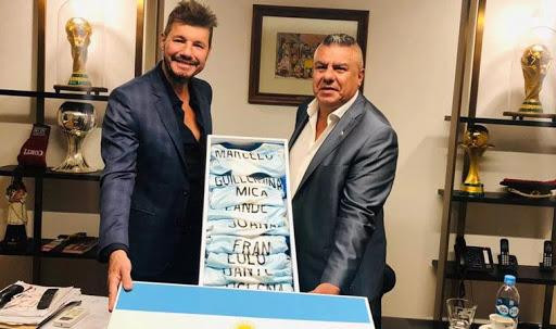 Marcelo Tinelli y Chiqui Tapia