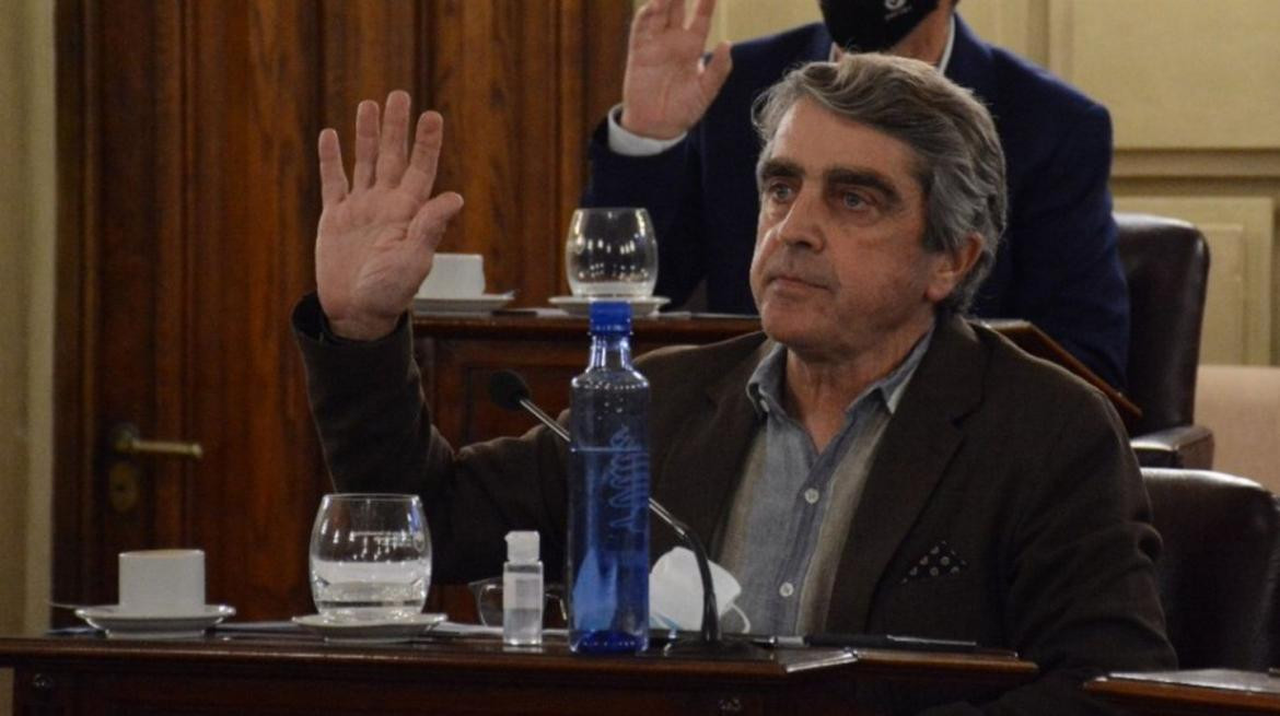 Armando Traferri, jefe del bloque del PJ de Santa Fe