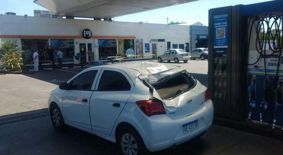 Tragedia a metros del Mercado Central por accidente con neumático