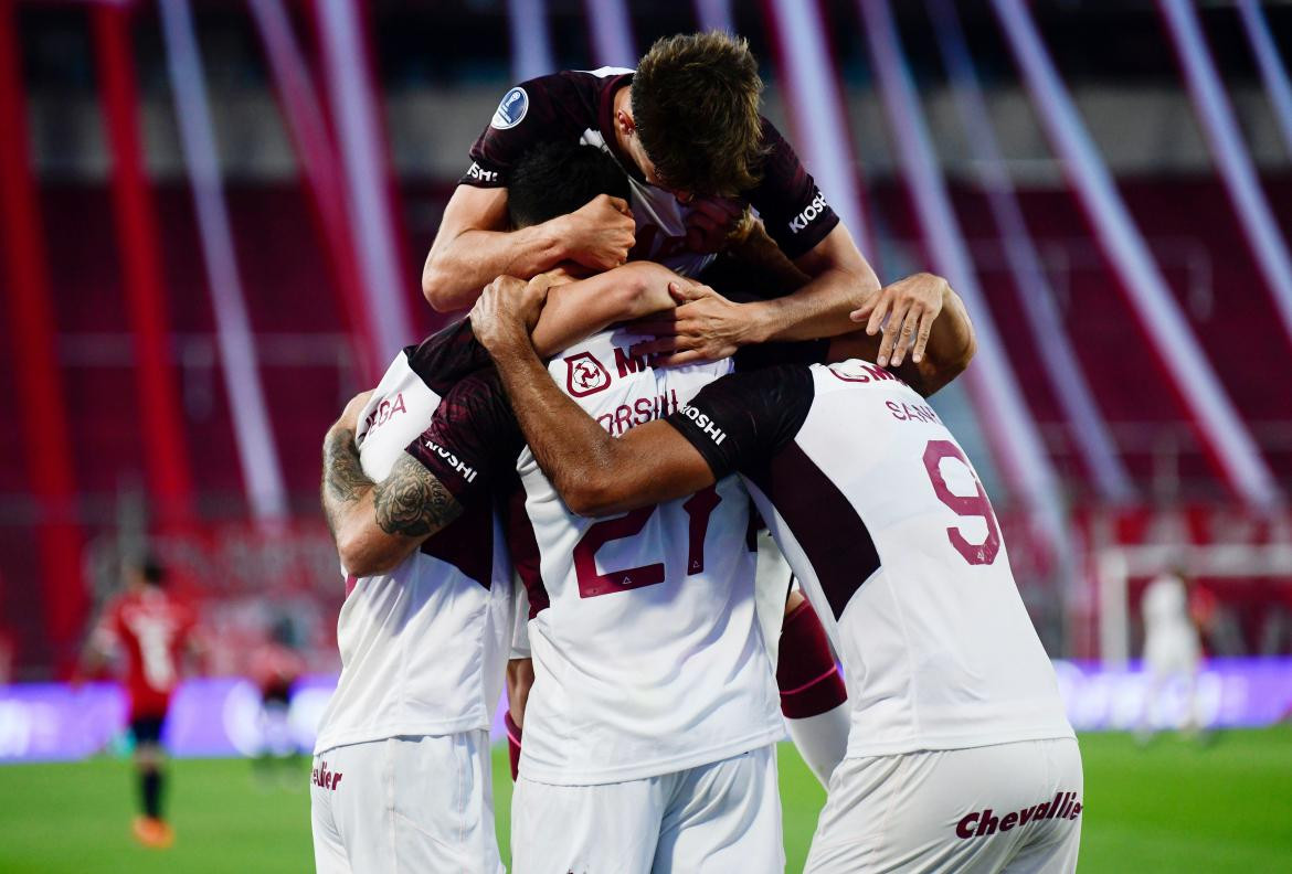 Festejo de Lanús en Copa Sudamericana, REUTERS