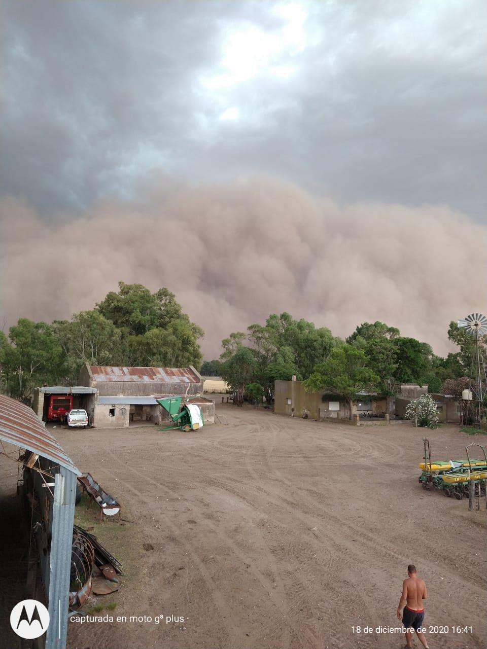 Impresionante tormenta en La Pampa 3