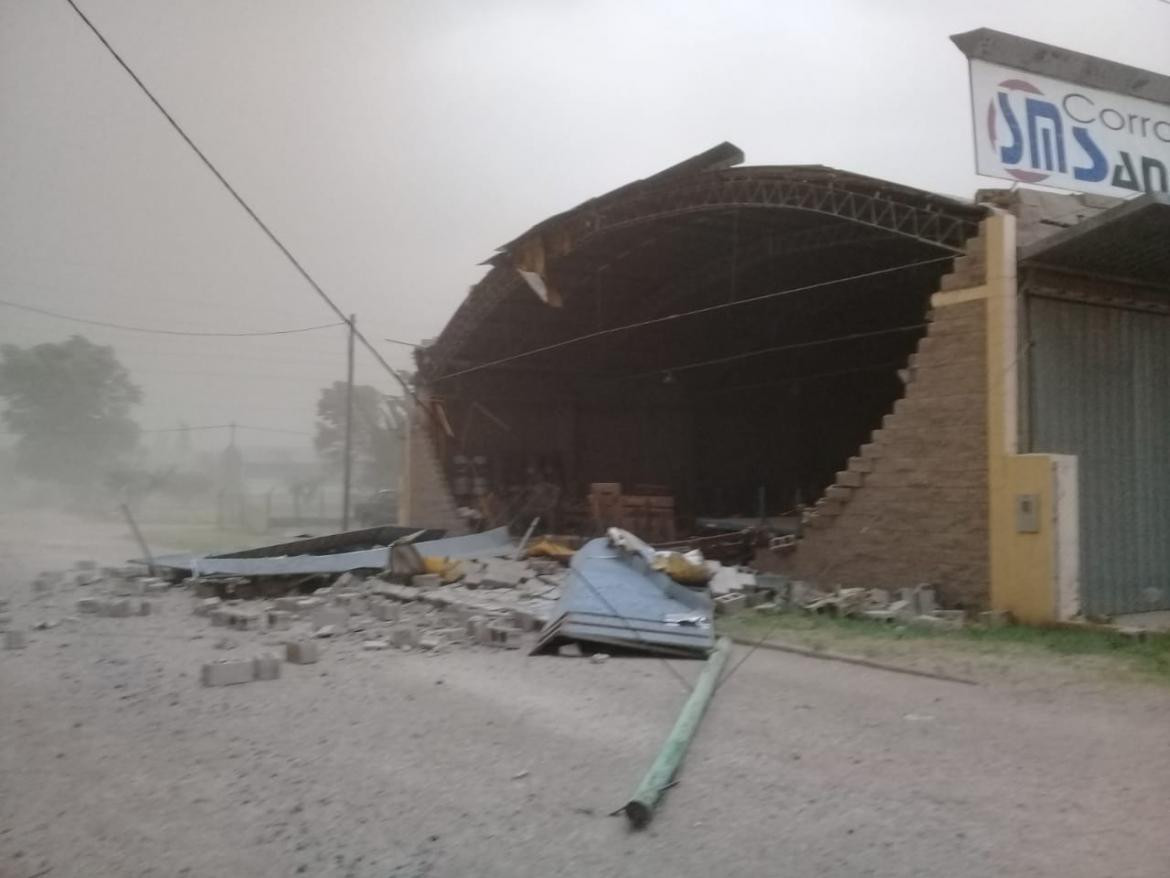 Impresionante tormenta en La Pampa 4