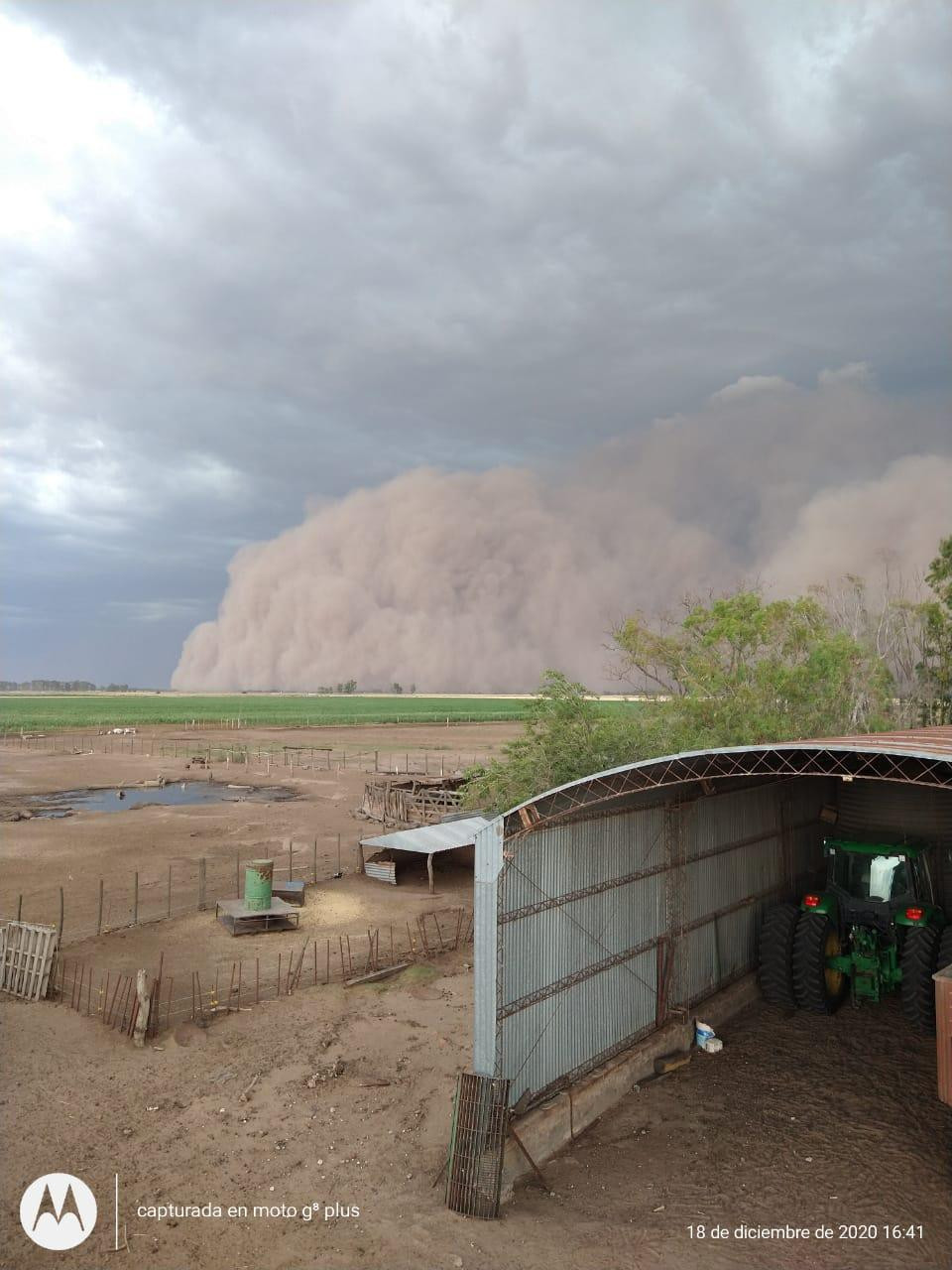 Impresionante tormenta en La Pampa 10