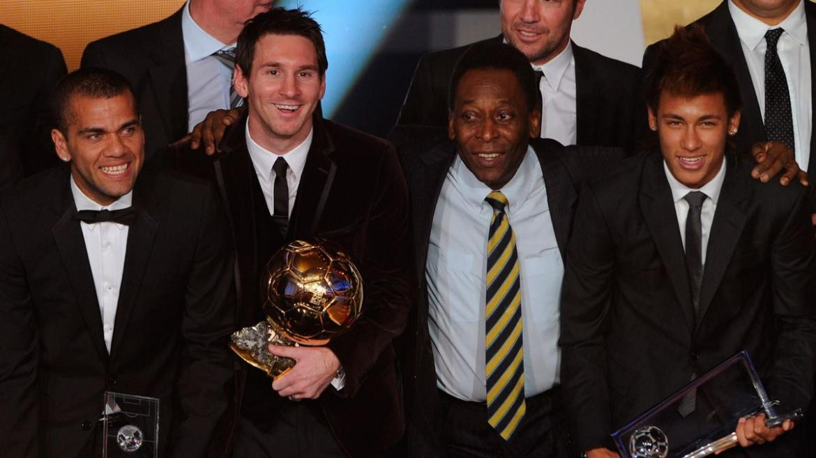 Pelé y Messi