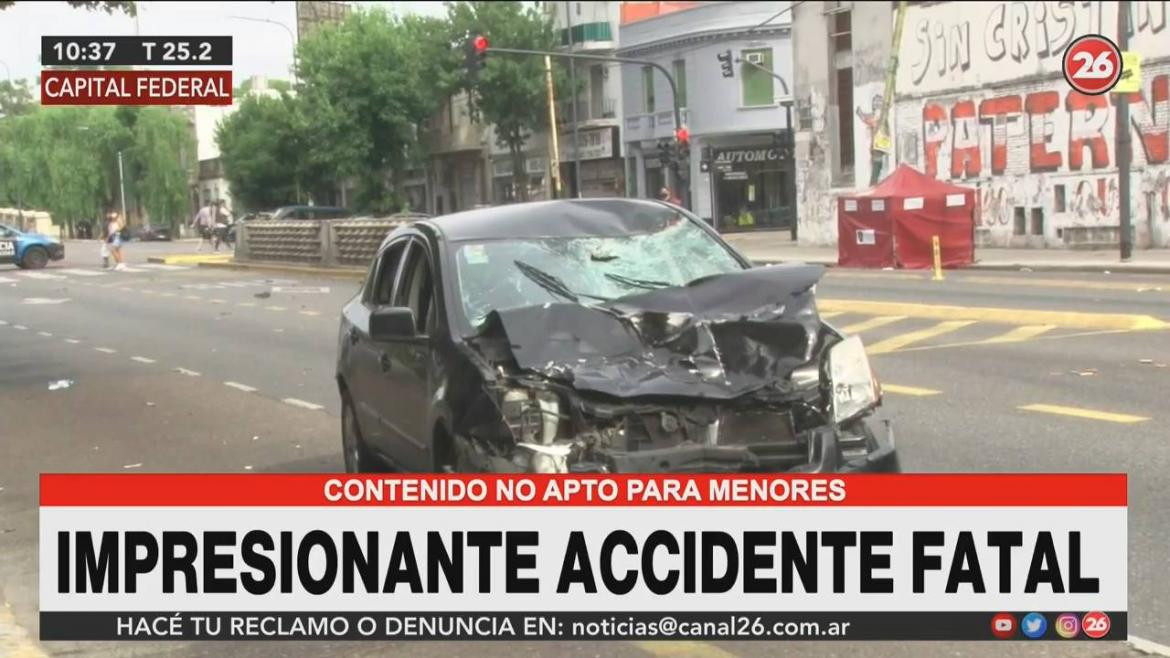 Tragedia en Navidad, auto embistió a moto donde iban tres mujeres, murió una de ellas, Canal 26