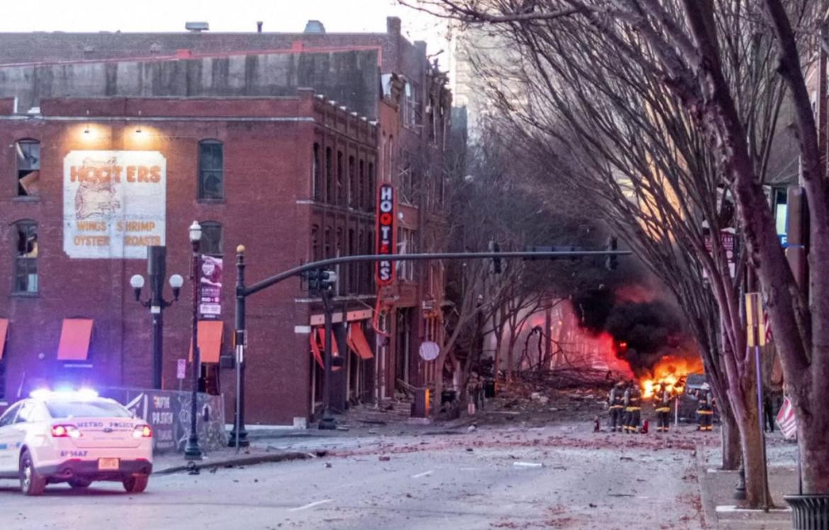 Explosión, atentado, Estados Unidos, Nashville, Foto Reuters