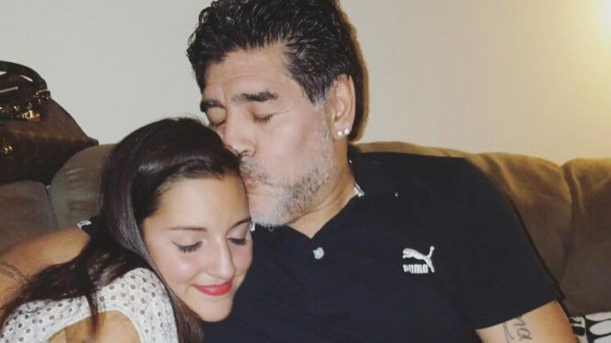 Jana Maradona recordó a su papá en Navidad