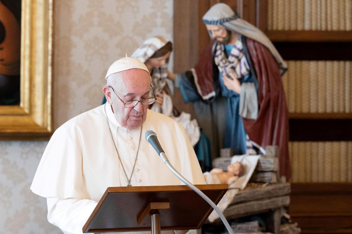 Papa Francisco en la celebración de la Navidad 2020, REUTERS