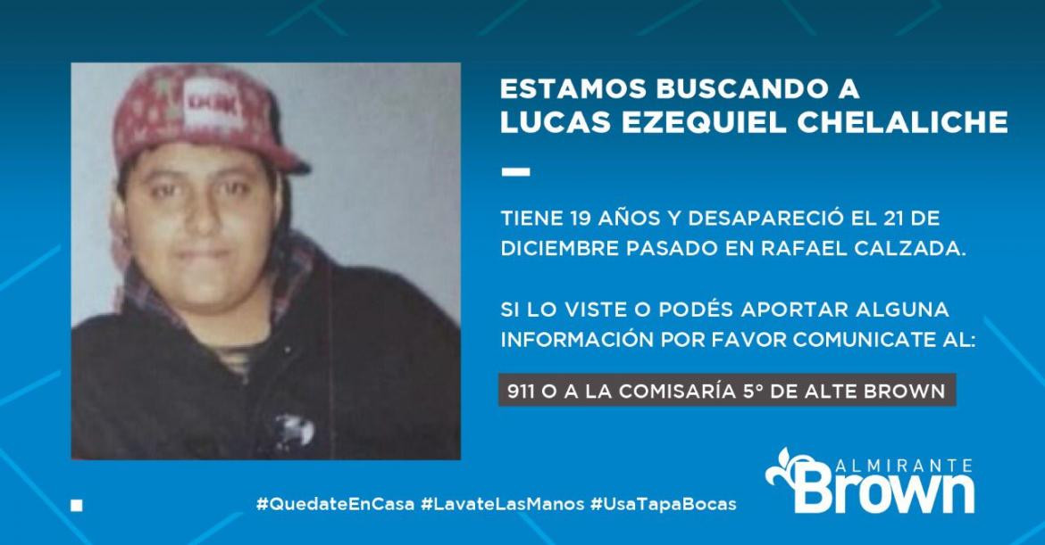 Búsqueda de Lucas Ezequiel Chelaliche, Rafael Calzada